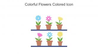 Colorful Flowers Colored Icon In Powerpoint Pptx Png And Editable Eps Format