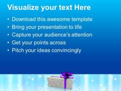 Colorful gift box christmas celebration powerpoint templates ppt themes and graphics 0213
