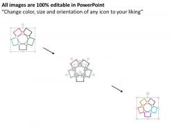 60157624 style cluster hexagonal 5 piece powerpoint presentation diagram infographic slide