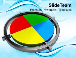 Colorful pie chart business strategy powerpoint templates ppt themes and graphics