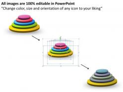 Colorful steps towards goal achievement ppt powerpoint slides