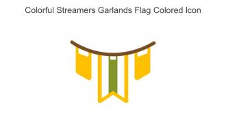 Colorful Streamers Garlands Flag Colored Icon In Powerpoint Pptx Png And Editable Eps Format