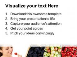 Colourful berries food powerpoint templates and powerpoint backgrounds 0211