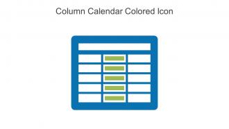 Column Calendar Colored Icon In Powerpoint Pptx Png And Editable Eps Format