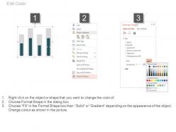 Column chart for financial analysis powerpoint slides