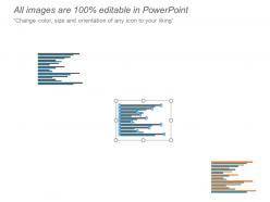 Column chart powerpoint slide clipart