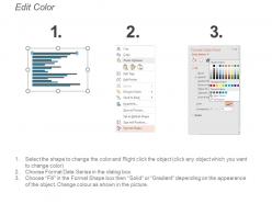Column chart powerpoint slide show template 2