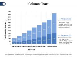 Column chart ppt file styles