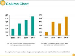 Column chart ppt infographic template design ideas
