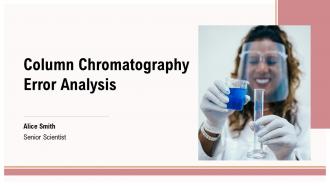 Column Chromatography Error Analysis PPT PowerPoint ACP