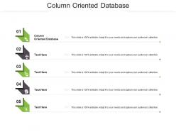 Column oriented database ppt powerpoint presentation ideas show cpb