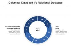 Columnar database vs relational database ppt powerpoint presentation icon slides cpb