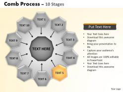 Comb process 10 stages powerpoint slides 3