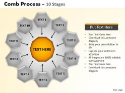 Comb process 10 stages powerpoint slides 3