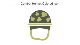 Combat Helmet Colored Icon In Powerpoint Pptx Png And Editable Eps Format