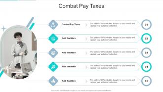 Combat Pay Taxes In Powerpoint And Google Slides Cpb
