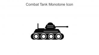 Combat Tank Monotone Icon In Powerpoint Pptx Png And Editable Eps Format