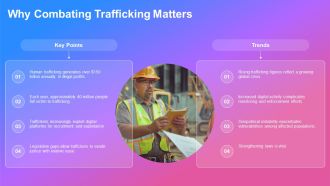 Combating Human Trafficking Strategies Ahead PPT Sample AT Professional Editable
