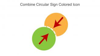 Combine Circular Sign Colored Icon In Powerpoint Pptx Png And Editable Eps Format