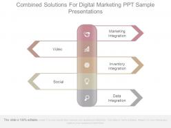 Combined solutions for digital marketing ppt sample presentations