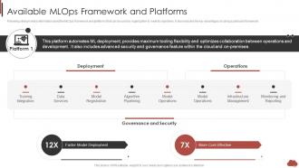 Combining Product Development Process Available Mlops Framework And Platforms
