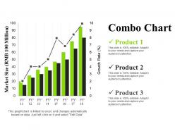 Combo chart powerpoint slide designs template 2