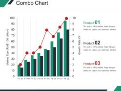 Combo chart powerpoint slides template 2
