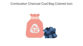 Combustion Charcoal Coal Bag Colored Icon In Powerpoint Pptx Png And Editable Eps Format