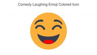 Comedy Laughing Emoji Colored Icon In Powerpoint Pptx Png And Editable Eps Format