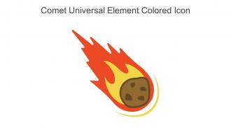 Comet Universal Element Colored Icon In Powerpoint Pptx Png And Editable Eps Format