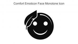 Comfort Emoticon Face Monotone Icon In Powerpoint Pptx Png And Editable Eps Format