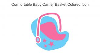 Comfortable Baby Carrier Basket Colored Icon In Powerpoint Pptx Png And Editable Eps Format
