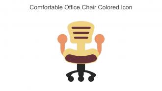 Comfortable Office Chair Colored Icon In Powerpoint Pptx Png And Editable Eps Format