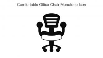 Comfortable Office Chair Monotone Icon In Powerpoint Pptx Png And Editable Eps Format