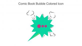 Comic Book Bubble Colored Icon In Powerpoint Pptx Png And Editable Eps Format
