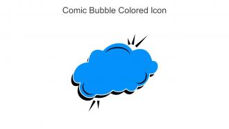 Comic Bubble Colored Icon In Powerpoint Pptx Png And Editable Eps Format