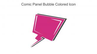 Comic Panel Bubble Colored Icon In Powerpoint Pptx Png And Editable Eps Format
