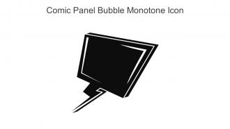 Comic Panel Bubble Monotone Icon In Powerpoint Pptx Png And Editable Eps Format