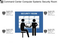 Command center computer systems security room