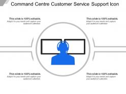 Command centre customer service support icon