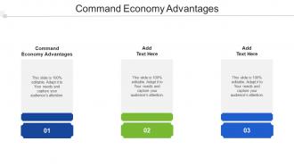 Command Economy Advantages Ppt Powerpoint Presentation Ideas Slides Cpb