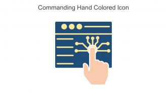 Commanding Hand Colored Icon In Powerpoint Pptx Png And Editable Eps Format