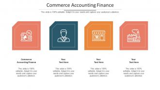 Commerce Accounting Finance Ppt Powerpoint Presentation Model Images Cpb