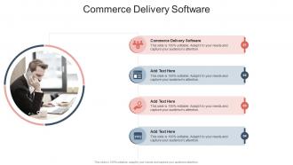 Commerce Delivery Software In Powerpoint And Google Slides Cpb