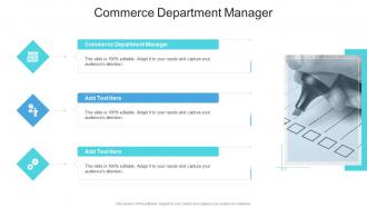 Commerce Department Manager In Powerpoint And Google Slides Cpb
