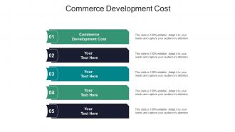 Commerce development cost ppt powerpoint presentation slides background cpb