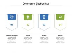 Commerce electronique ppt powerpoint presentation infographics example topics cpb