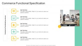 Commerce Functional Specification In Powerpoint And Google Slides Cpb