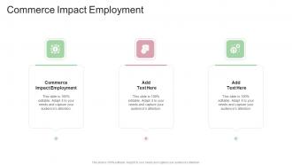 Commerce Impact Employment In Powerpoint And Google Slides Cpb