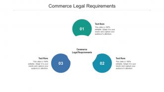 Commerce legal requirements ppt powerpoint presentation file icon cpb